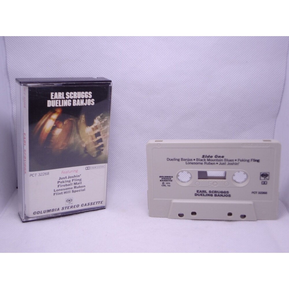 Earl Scruggs Dueling Banjos Cassette 1973 Columbia Bluegrass Folk